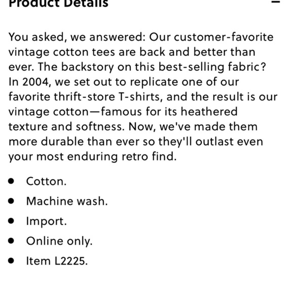 J. CREW VINTAGE COTTON XS CREWNECK TEE NEW - Picture 5 of 7